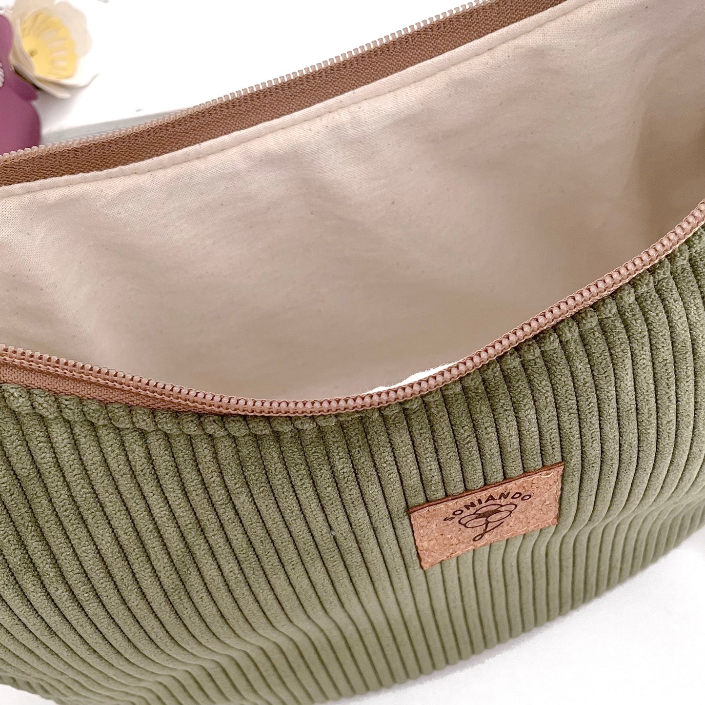 BORSA MEZZALUNA VERDE