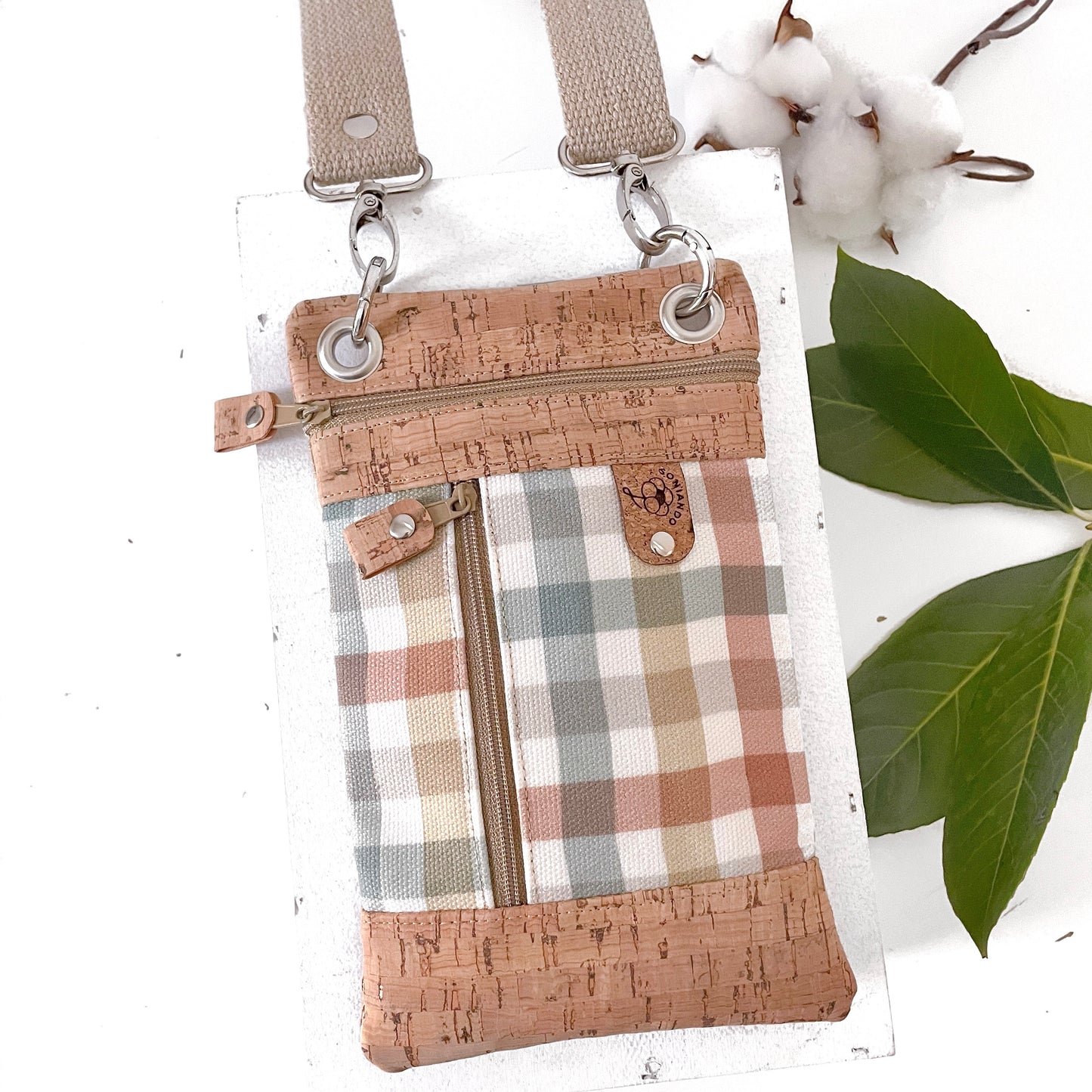 BORSA PORTA CELLULARE QUADRI