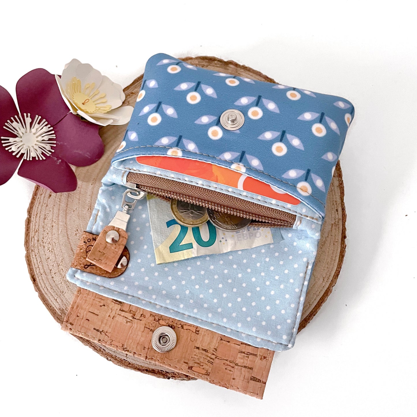 PORTAFOGLIO EVA MINI BLU