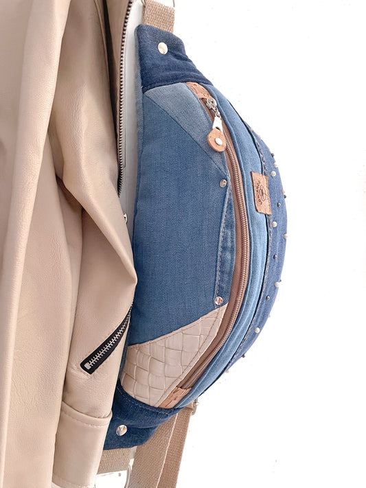 MARSUPIO JEANS PERLINE