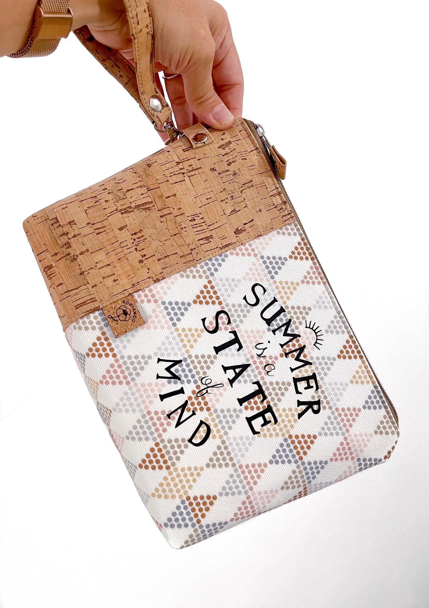 SUMMER POCHETTE ROMBI POIS
