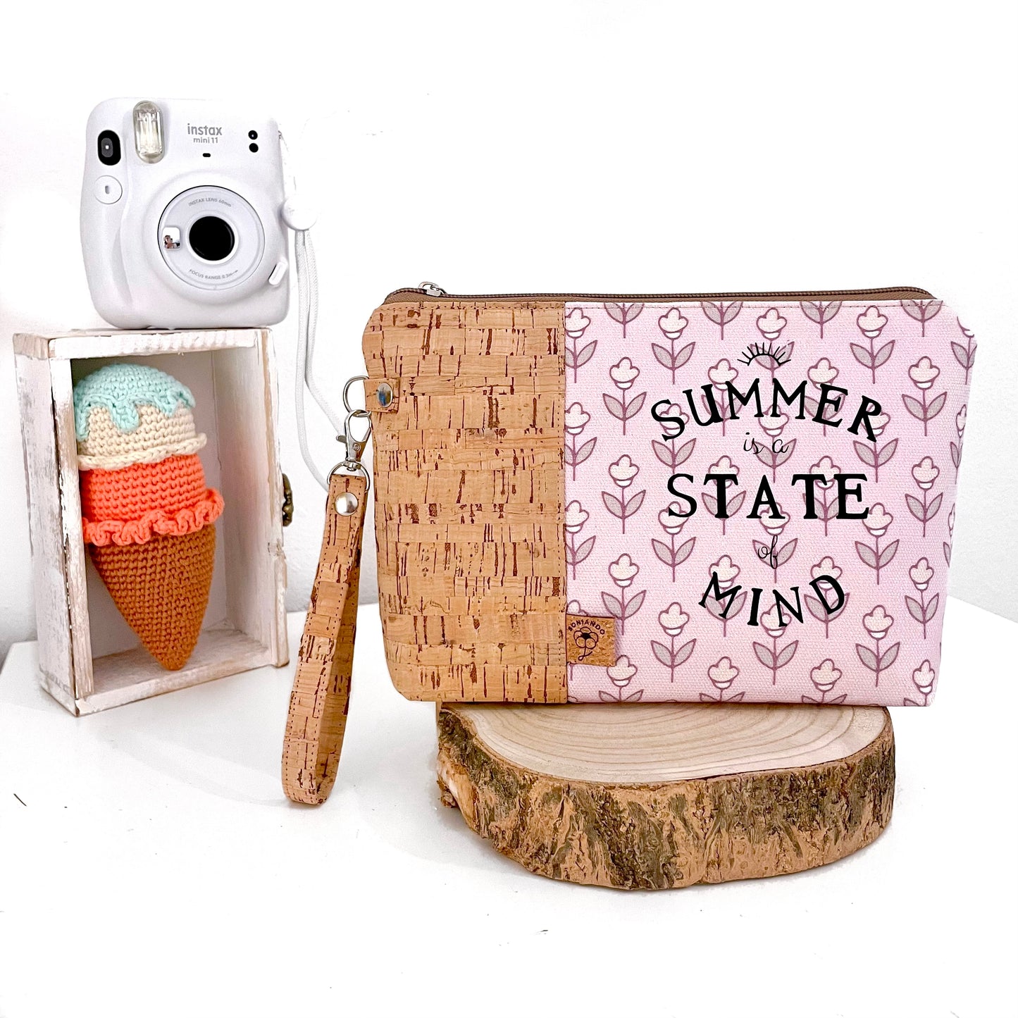 SUMMER POCHETTE TULIPANI ROSA