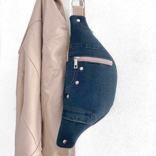 MARSUPIO JEANS BLU
