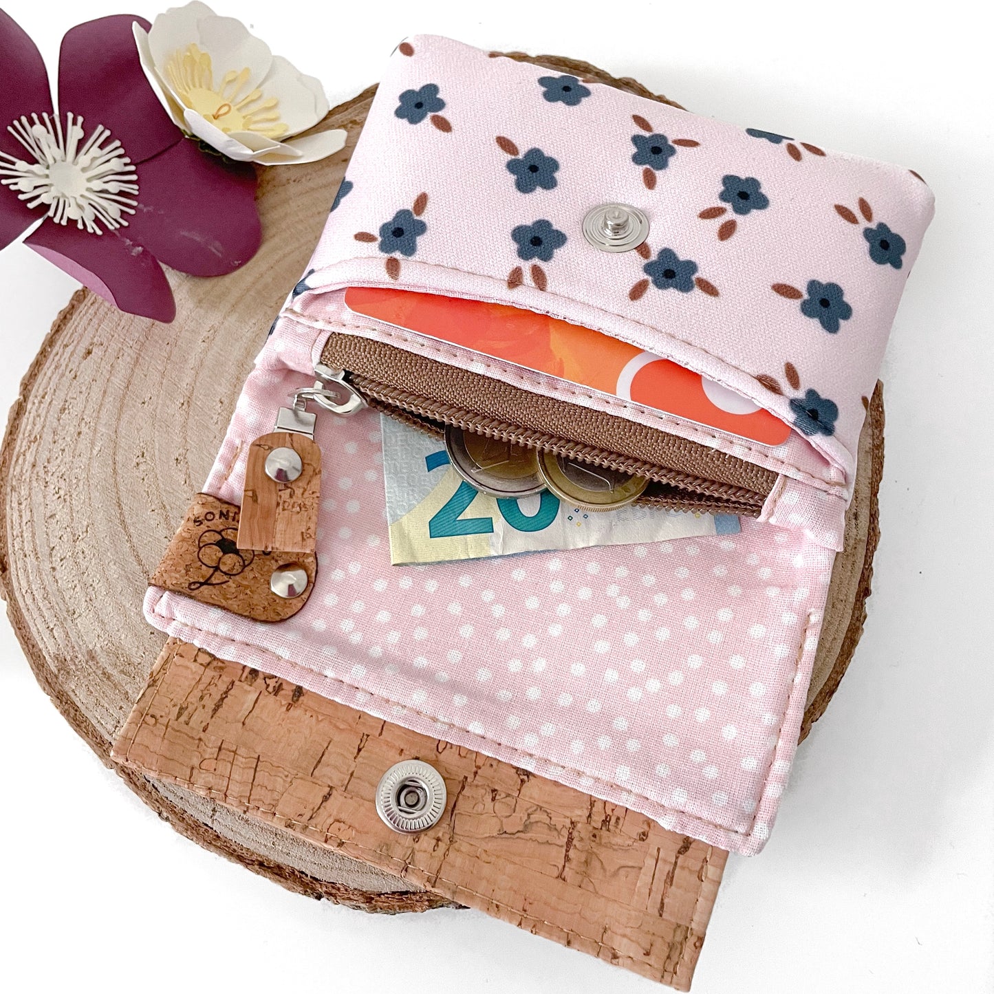 PORTAFOGLIO EVA MINI FIORI