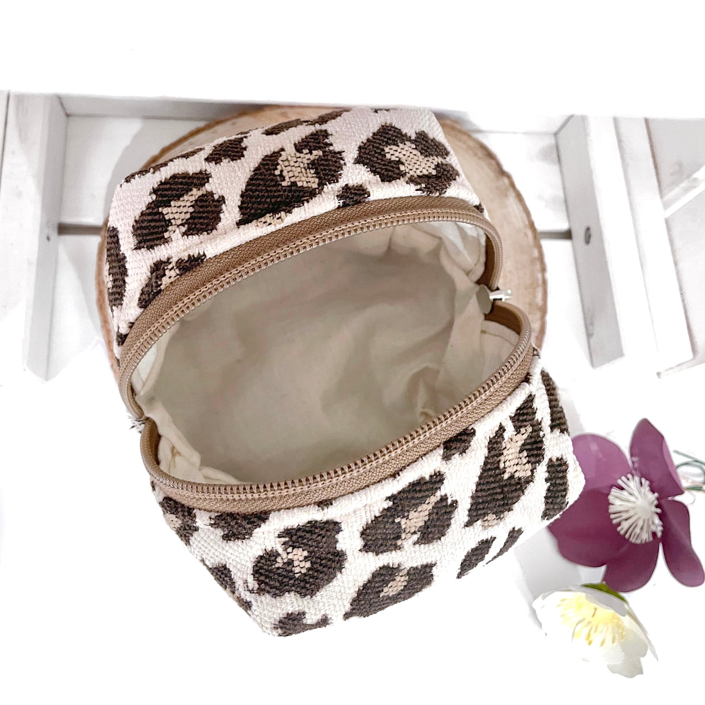 ASTUCCIO CUBO LEOPARDO