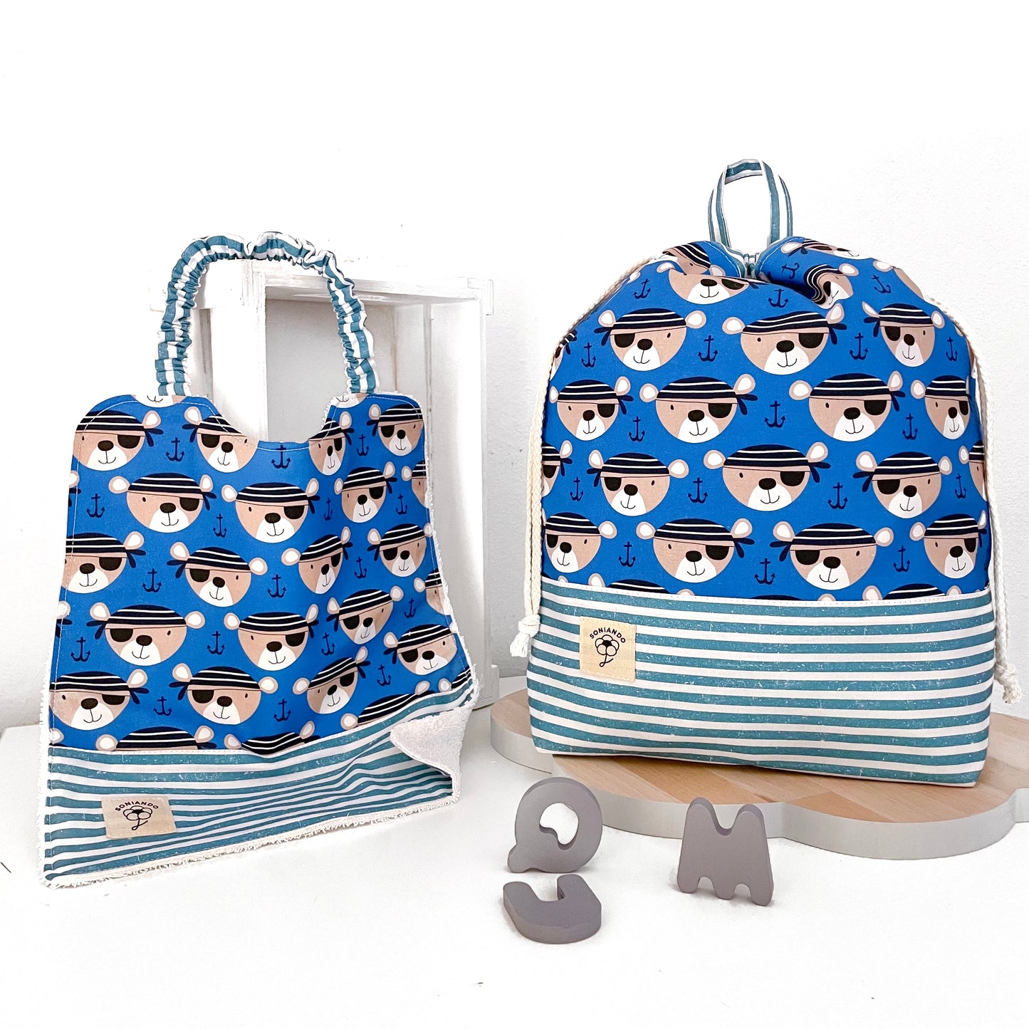 SET ASILO ORSO PIRATA