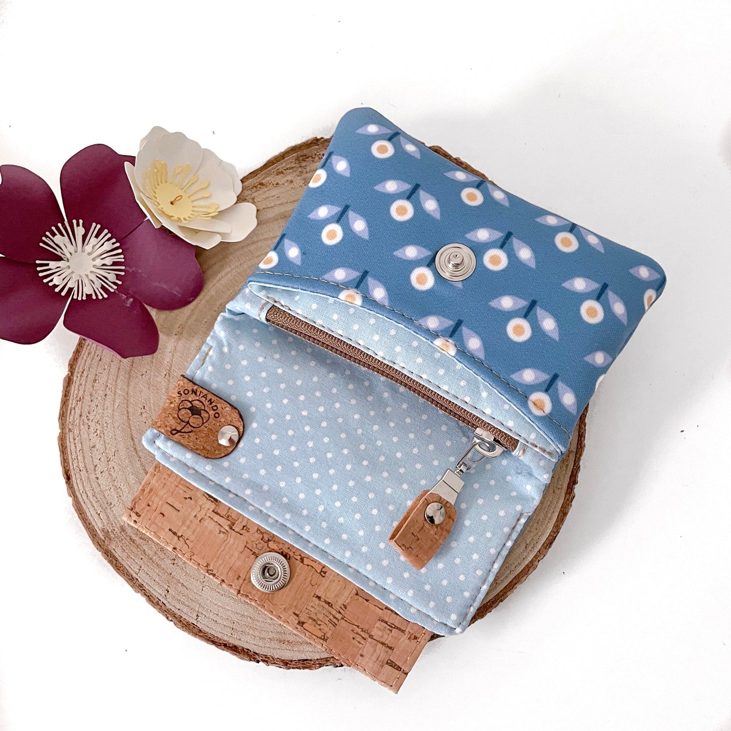 PORTAFOGLIO EVA MINI BLU