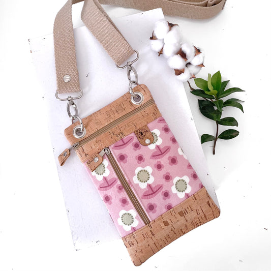 BORSA PORTA CELLULARE LAVANDA