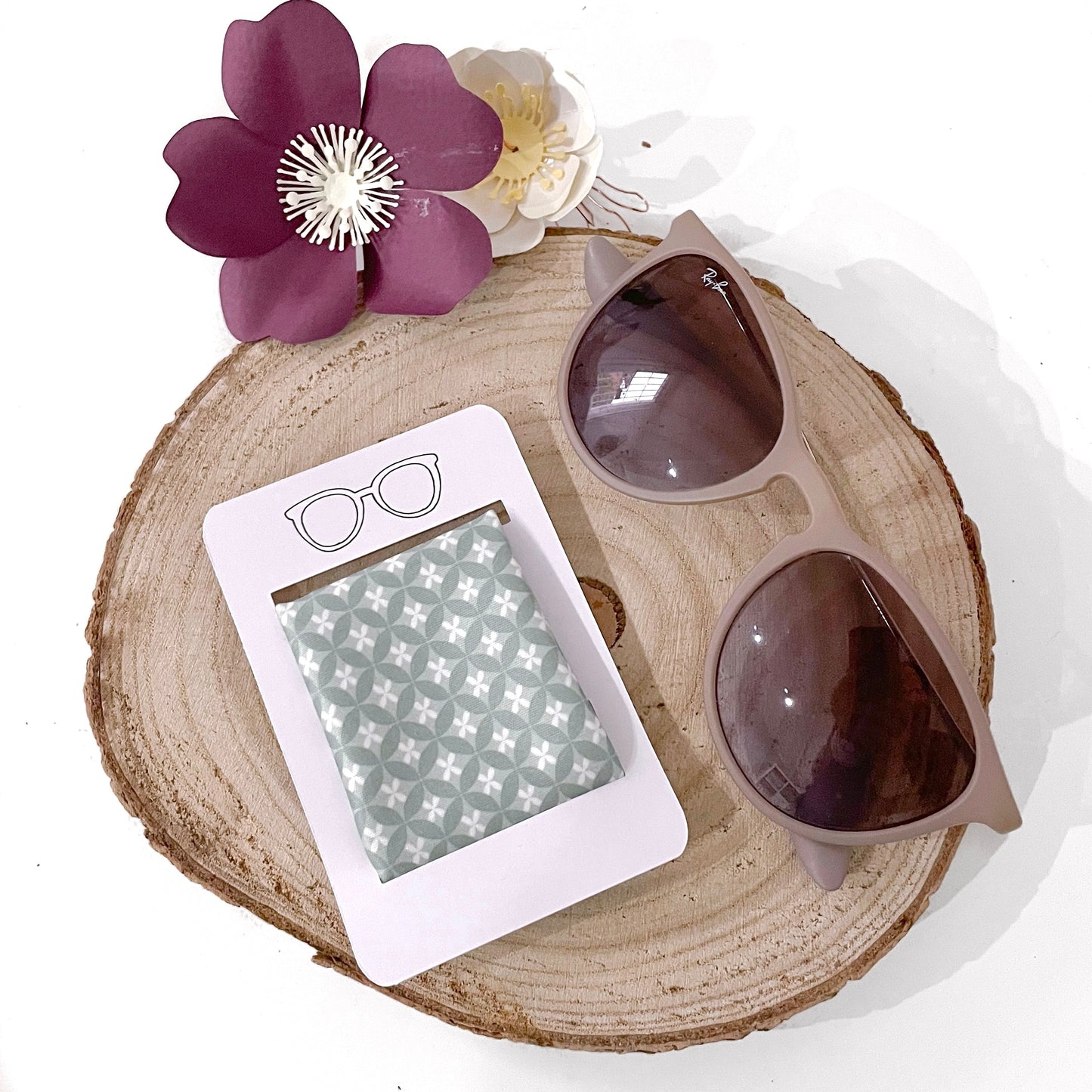 PANNO PULIZIA OCCHIALI GREY/MENTA