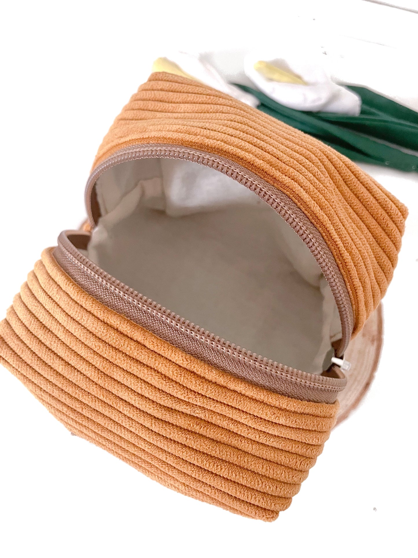 ASTUCCIO CUBO VELLUTO SENAPE