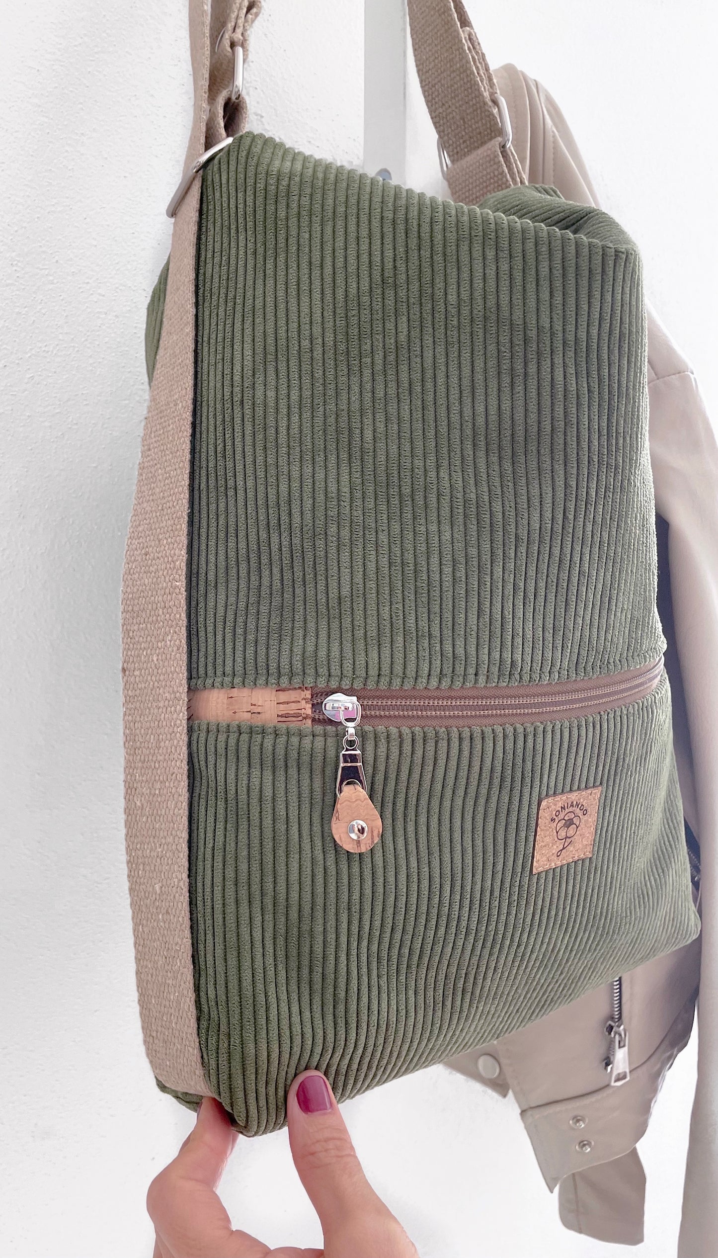 ZAINO/BORSA VERDE