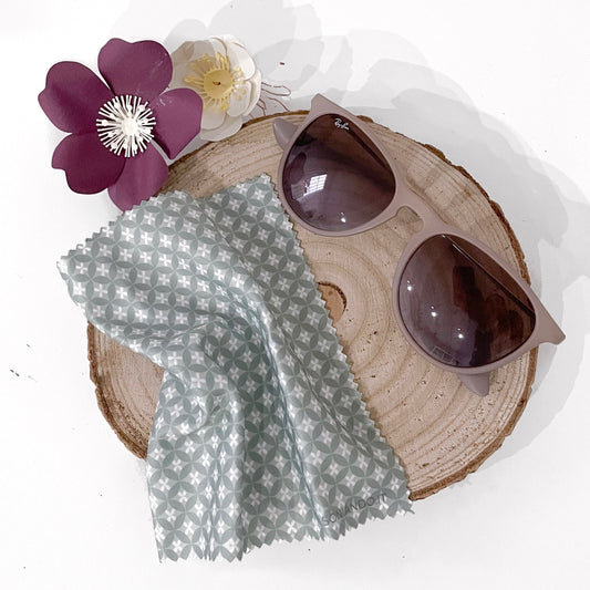 PANNO PULIZIA OCCHIALI GREY/MENTA