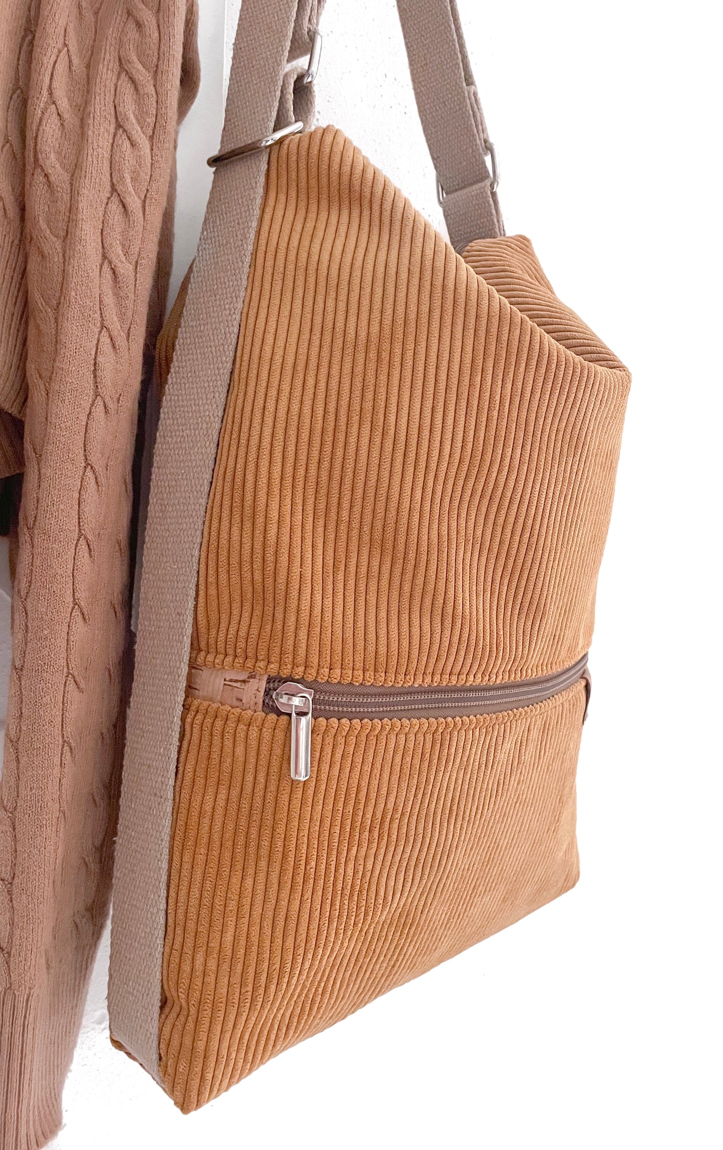 SACCA ZAINO/BORSA SENAPE