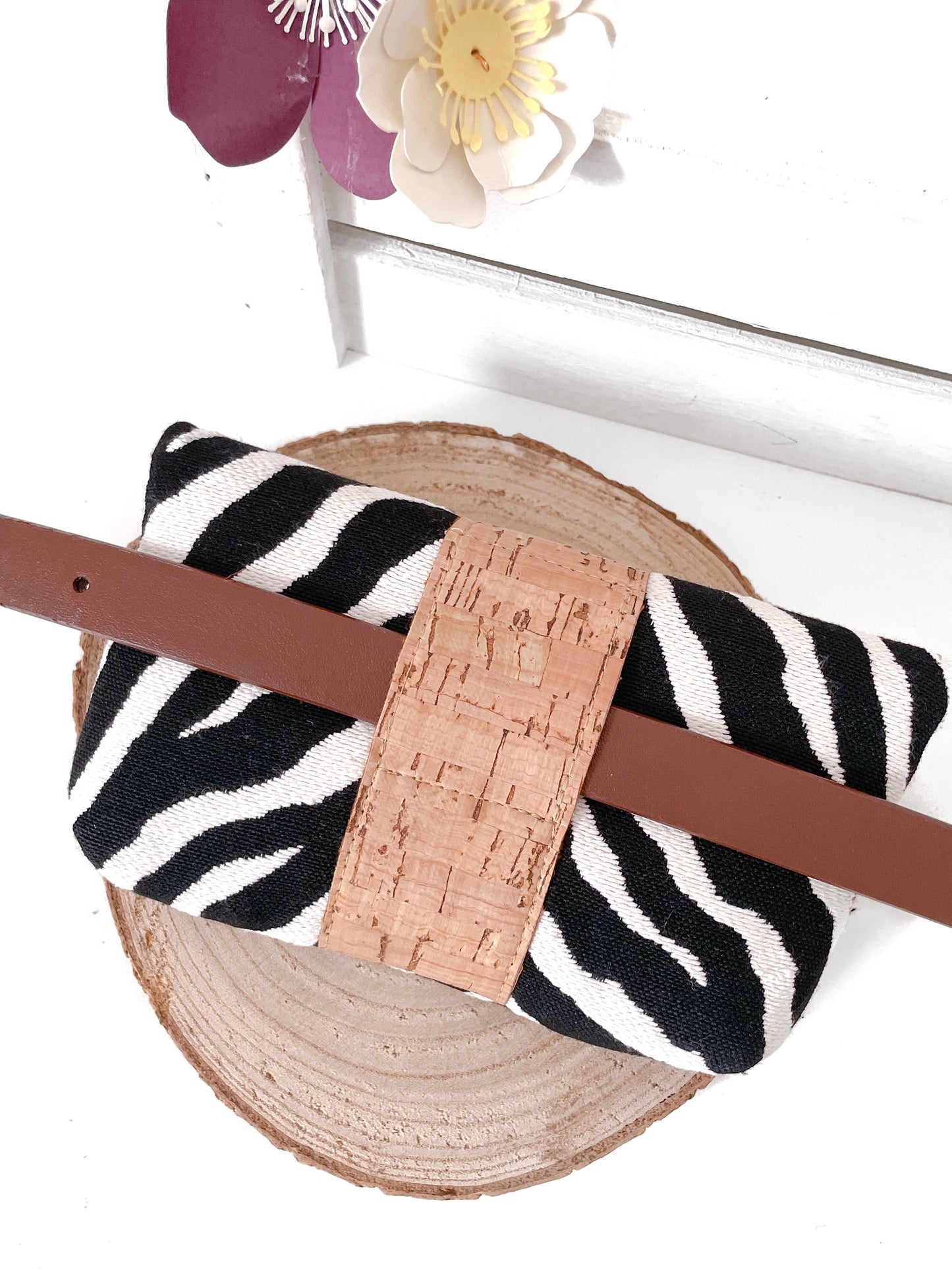 PORTAFOGLIO CINTURA ZEBRA