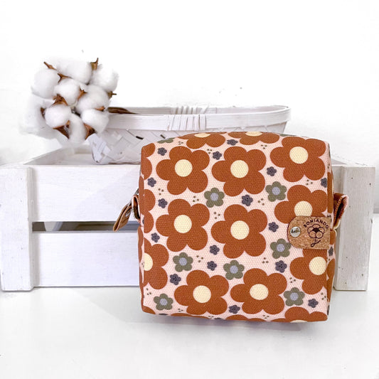 ASTUCCIO POCKET FIORI MARRONI