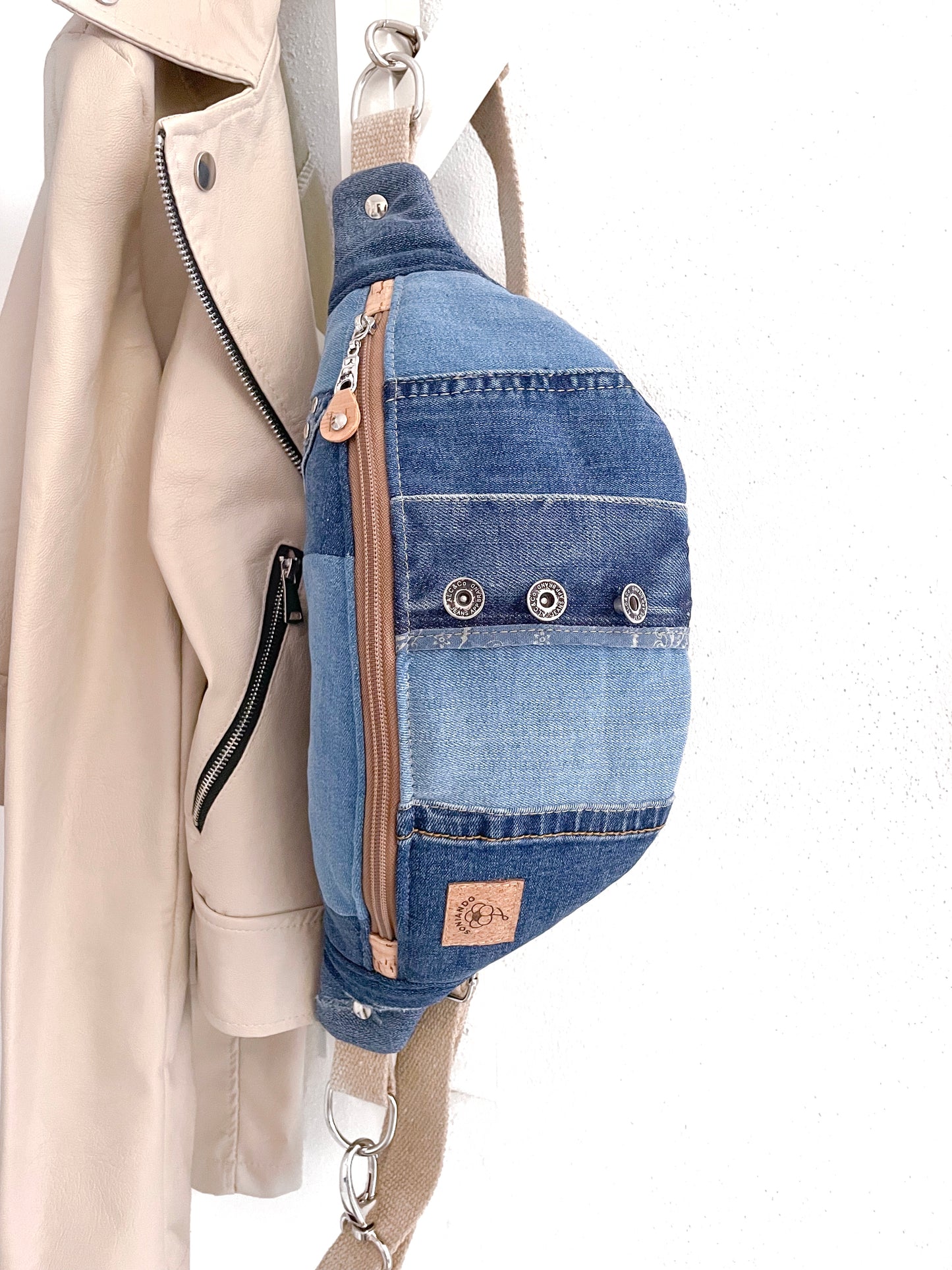 MARSUPIO JEANS BOTTONI