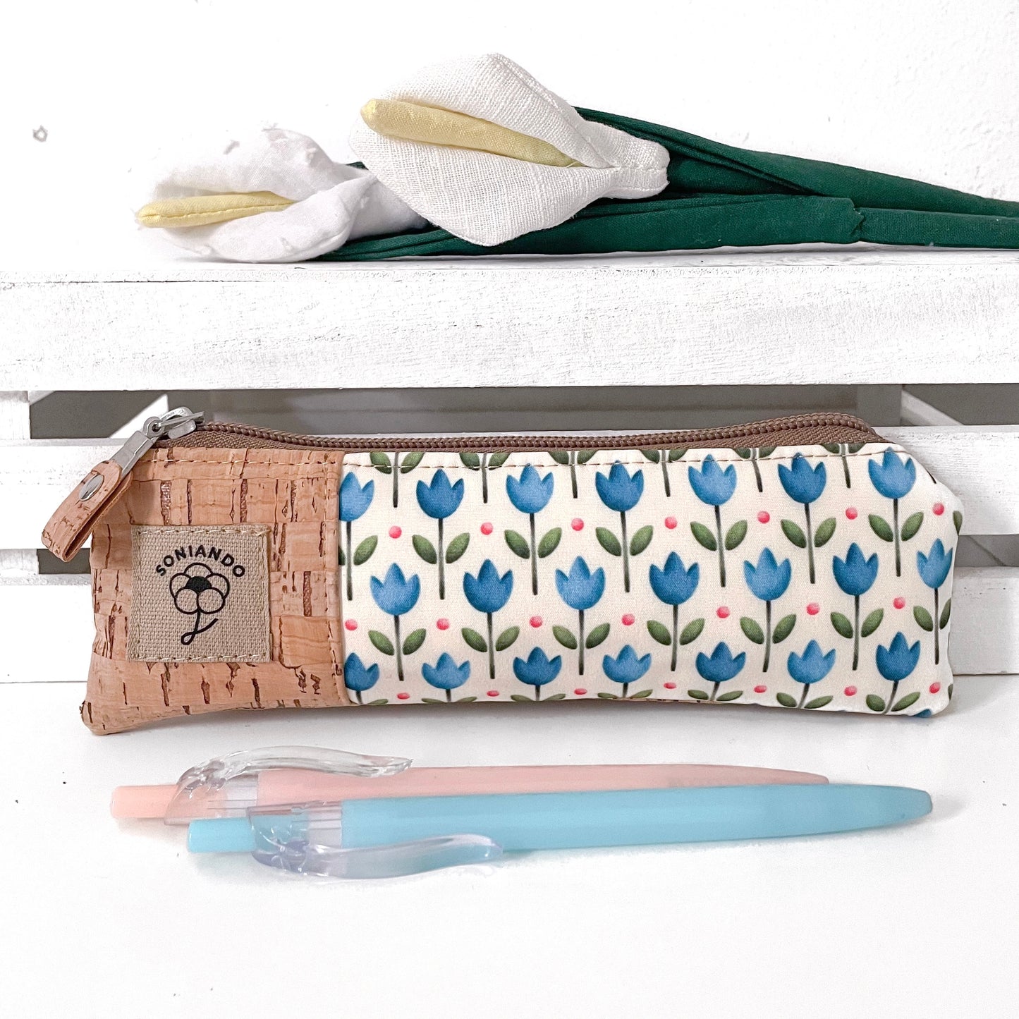 ASTUCCIO SMALL TULIPANI BLU