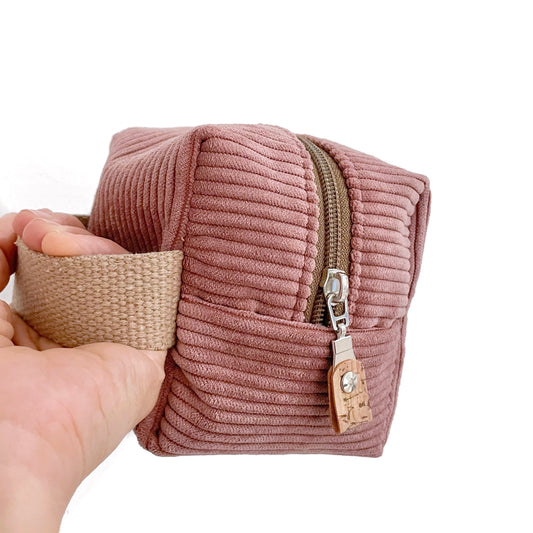 ASTUCCIO CUBO VELLUTO ROSA