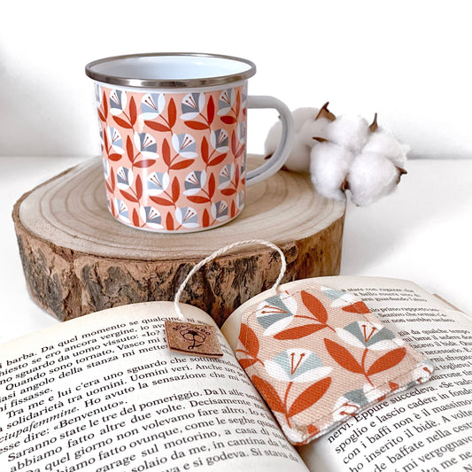 BOX TAZZA + SEGNALIBRO SABBIA