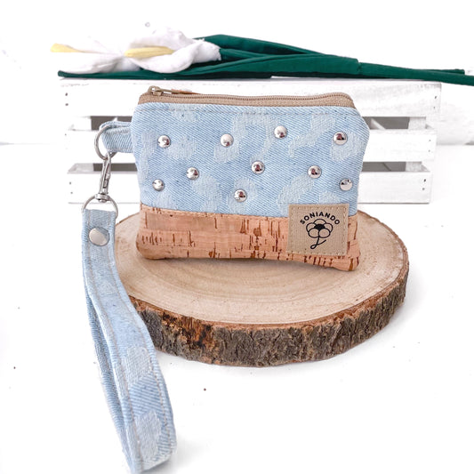 MINI POCHETTE JEANS ANIMALIER