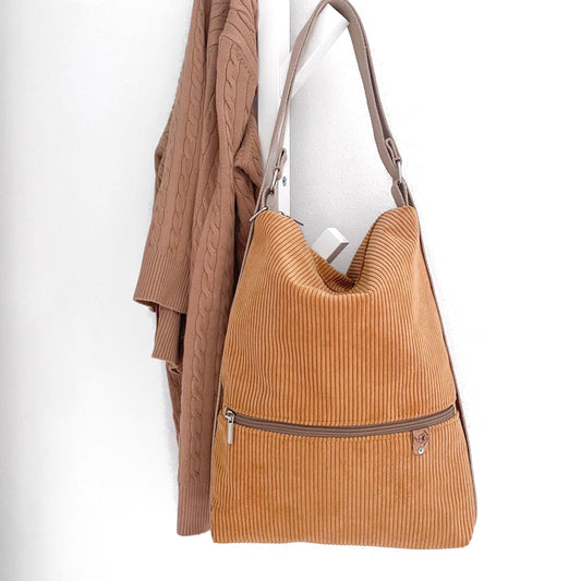 SACCA ZAINO/BORSA SENAPE