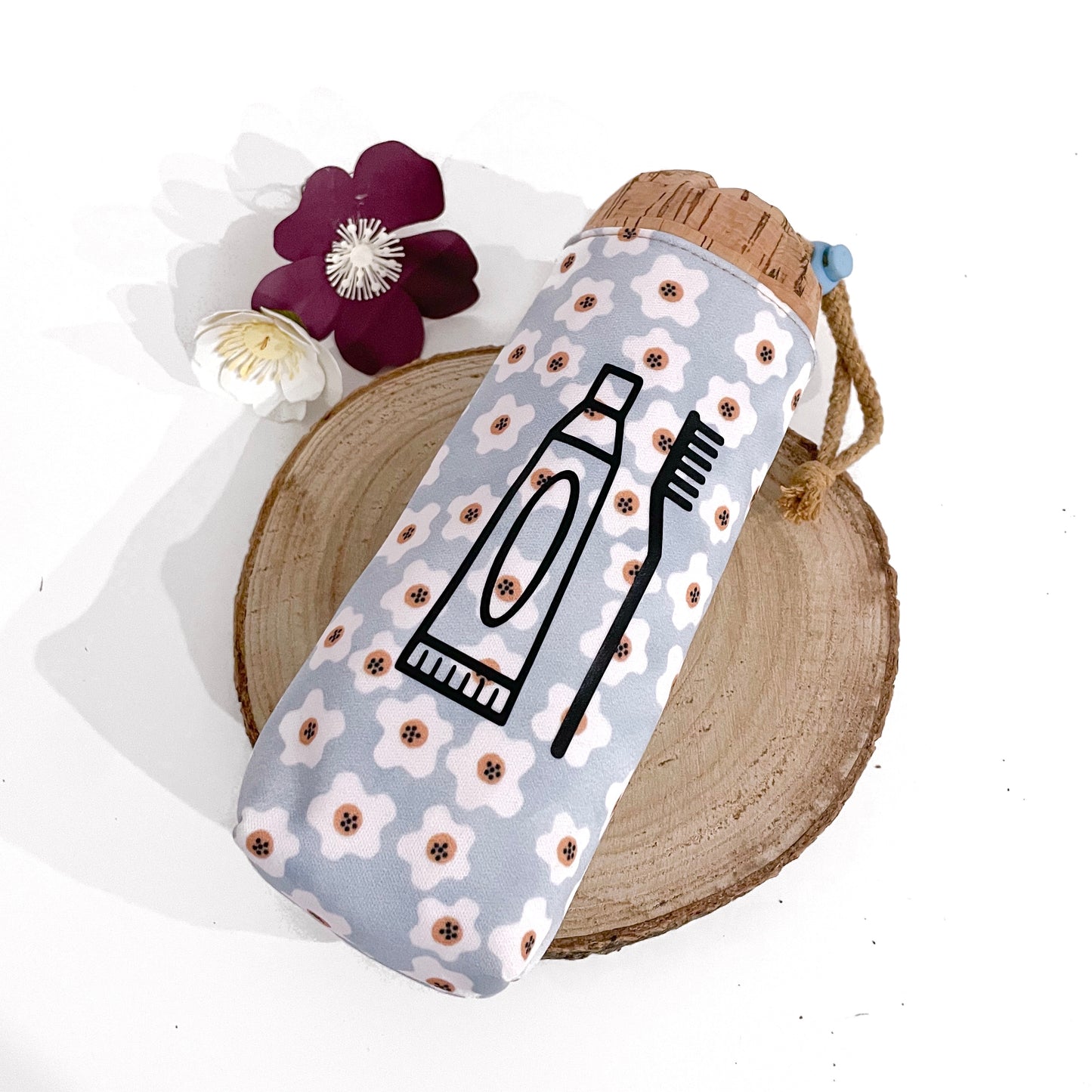 PORTASPAZZOLINO FIORI AZZURRI