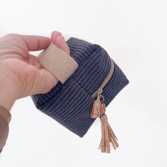 ASTUCCIO CUBO VELLUTO NERO