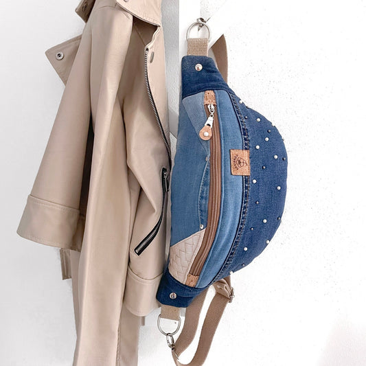 MARSUPIO JEANS PERLINE