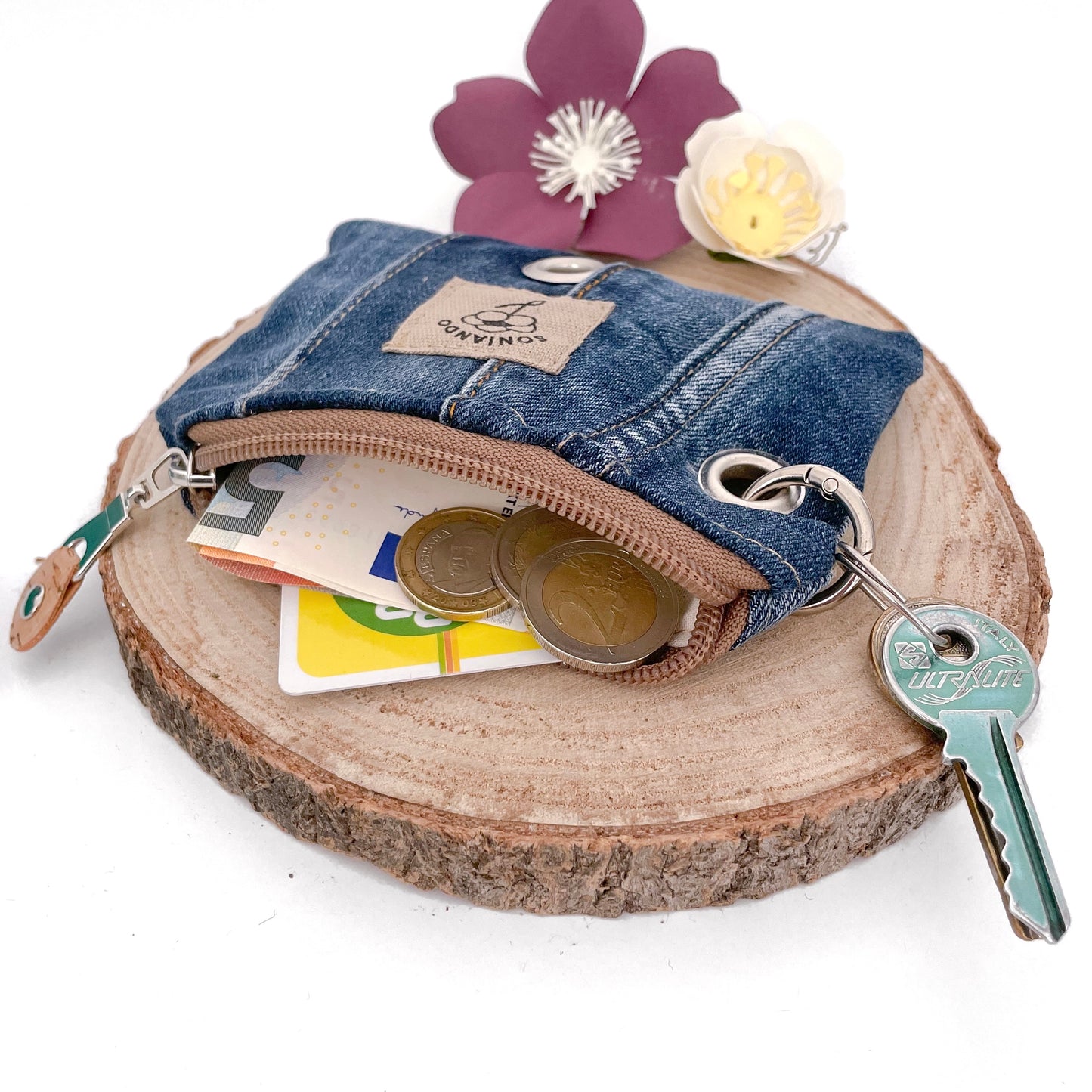 PORTAMONETE JEANS OCCHIELLO