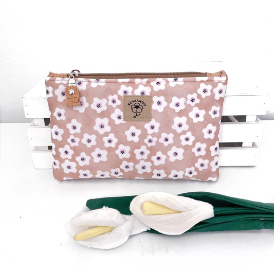 ASTUCCIO FLUFFY FIORI SABBIA