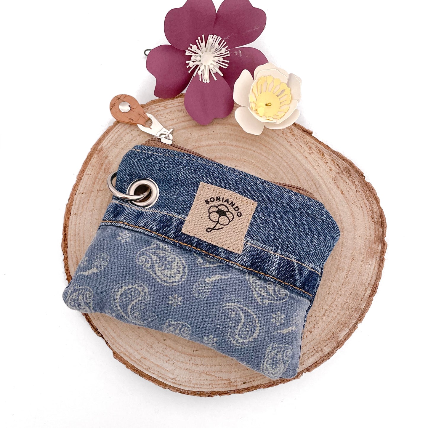 PORTAMONETE JEANS GOCCIA