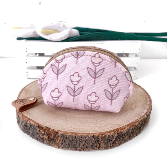 PORTAMONETE TULIPANI ROSA