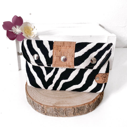 PORTAFOGLIO CINTURA ZEBRA