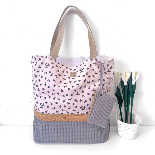 BORSA MARE FLOWERS