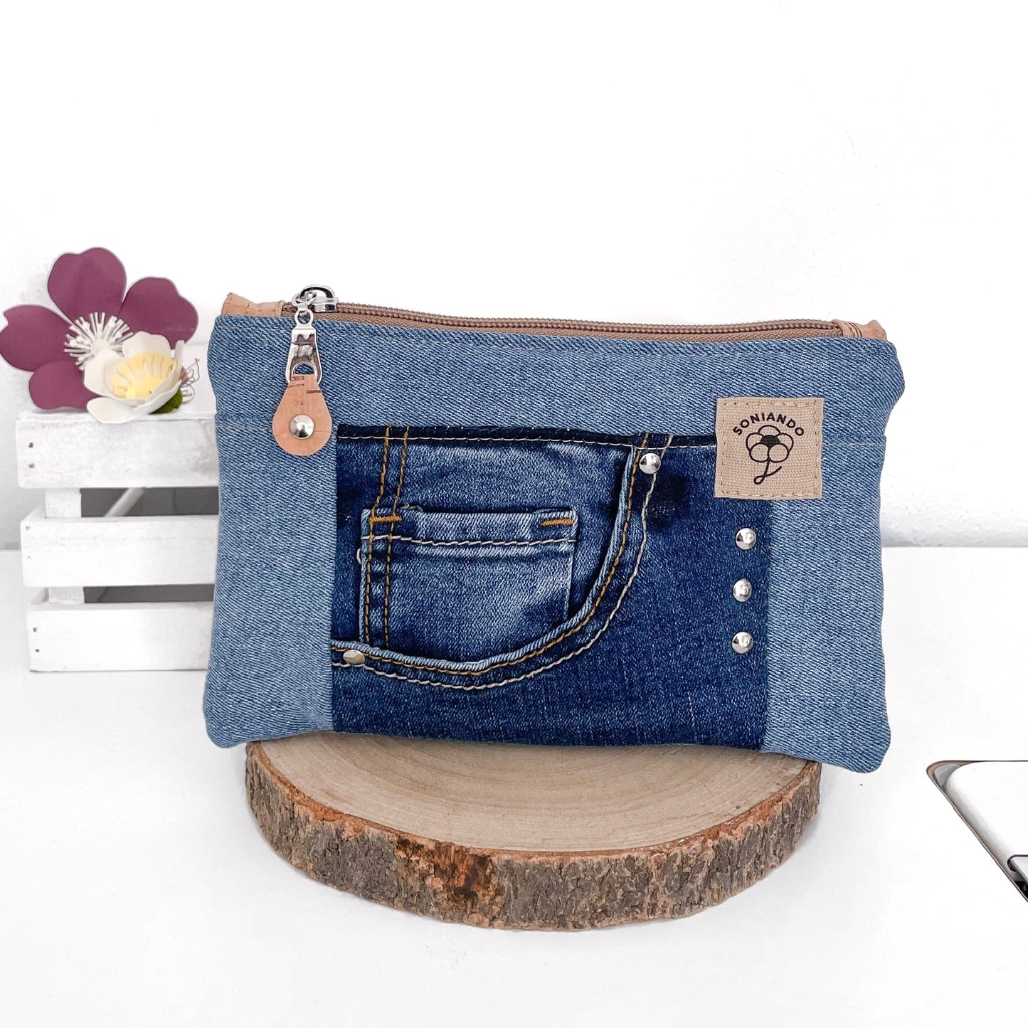 ASTUCCIO FLUFFY JEANS TASCA