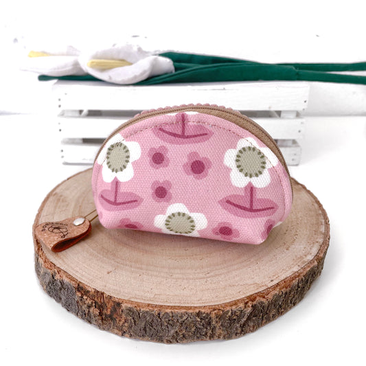 PORTAMONETE ROSA FIORI