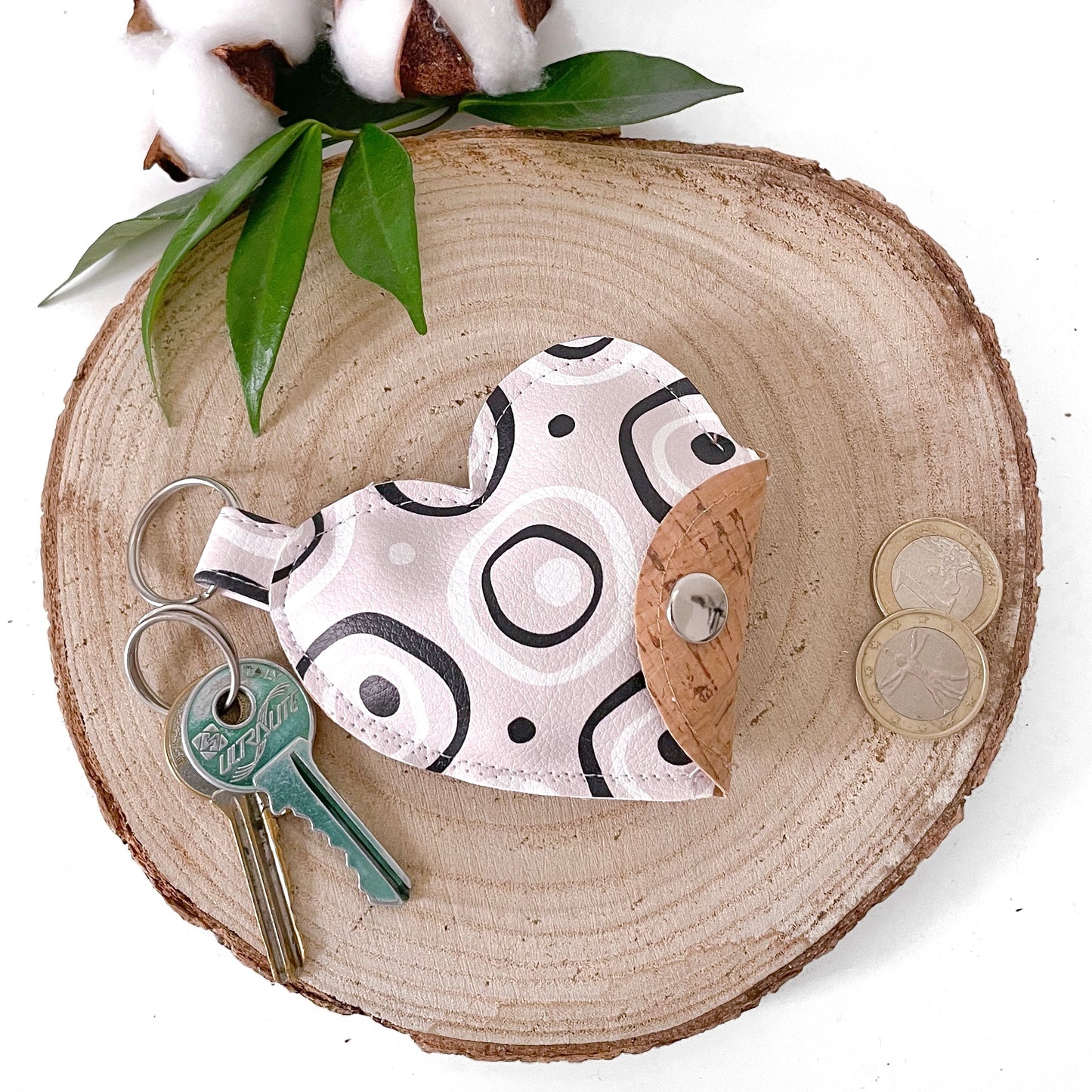 PORTAMONETE CUORE BW