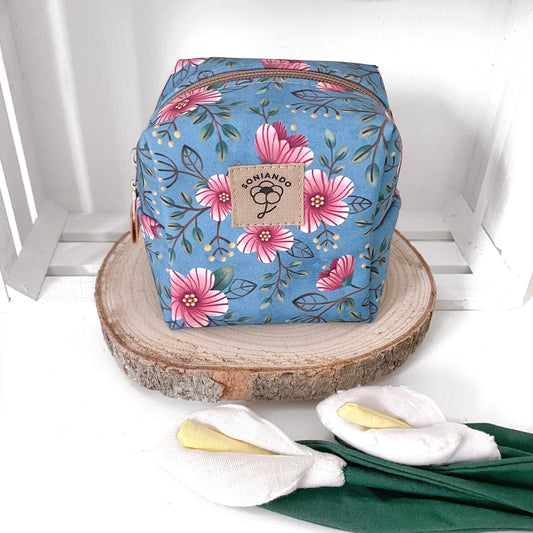 ASTUCCIO CUBO FIORI ROSA