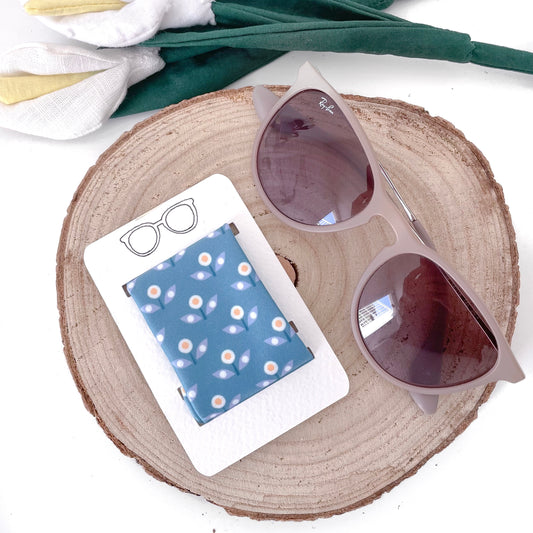 PANNO PULIZIA OCCHIALI BLU