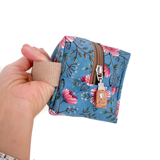 ASTUCCIO CUBO FIORI ROSA