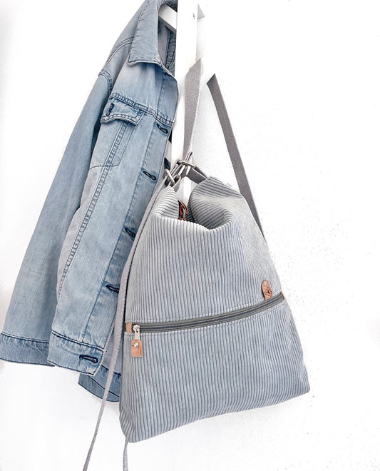 ZAINO/BORSA CELESTE