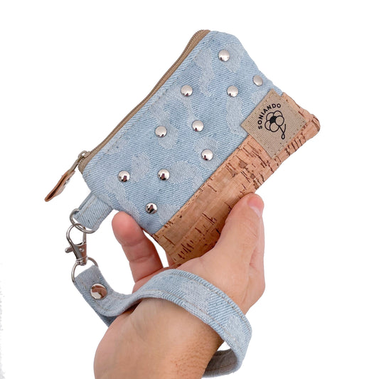 MINI POCHETTE JEANS ANIMALIER