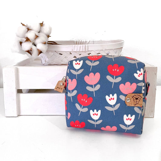 ASTUCCIO POCKET TULIPANI BLU