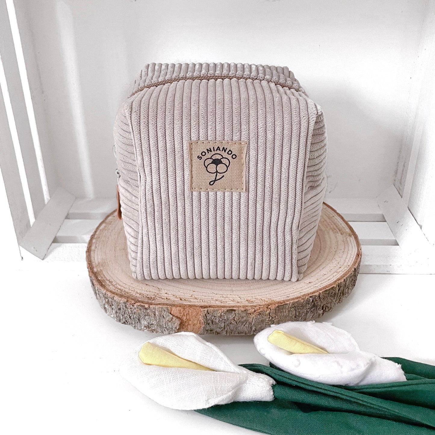 ASTUCCIO CUBO VELLUTO GHIACCIO