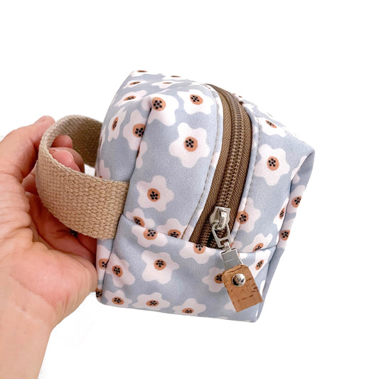 ASTUCCIO CUBO FIORI AZZURRI