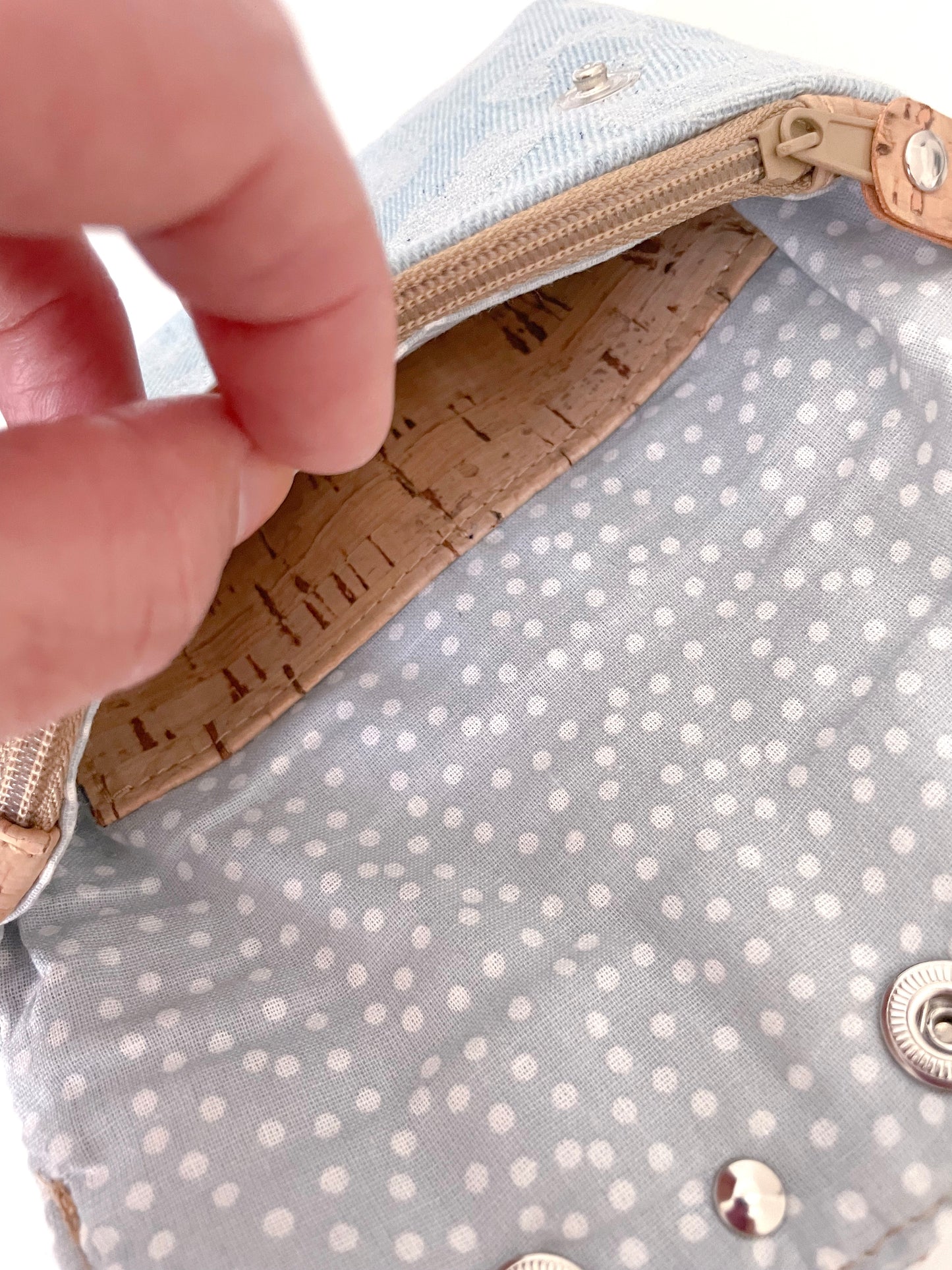 PORTAFOGLIO CINTURA JEANS ANIMALIER