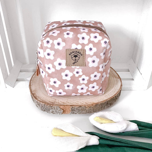 ASTUCCIO CUBO FIORI BEIGE