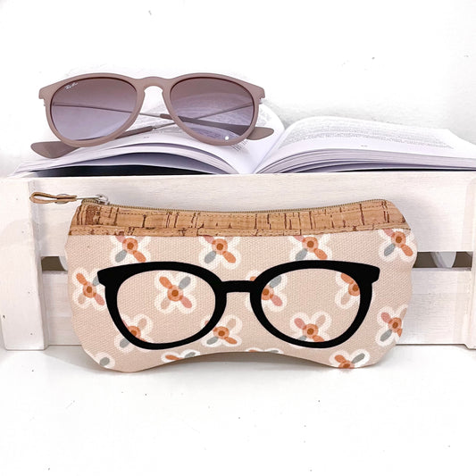 PORTAOCCHIALI GEOMETRICO BEIGE