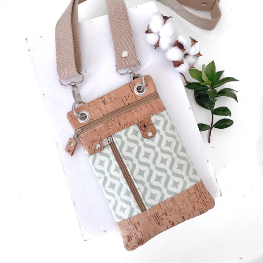 BORSA PORTA CELLULARE MENTA