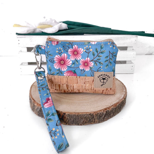 MINI POCHETTE FIORI ROSA